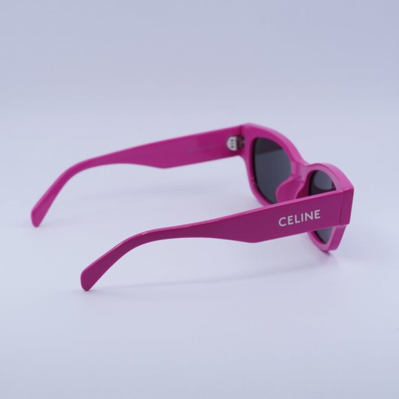 ?️ New Celine CL40197U 75A Sunglasses - Fuchsia Frame, Smoke Lenses main image 8